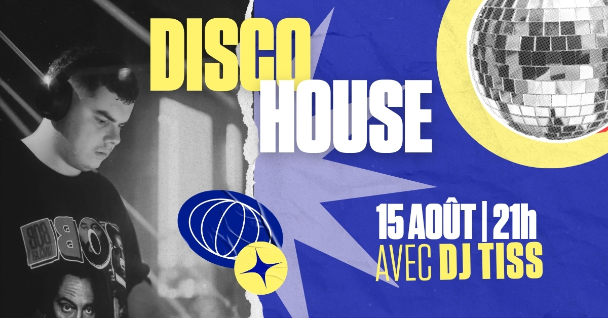 DJ Tiss en DJ set lors d'une soirée Disco House au Lounge de La Playce à Quimper.